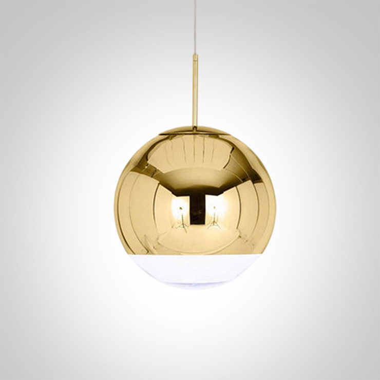 Светильник Mirror Ball Gold D15 в стиле Tom Dixon