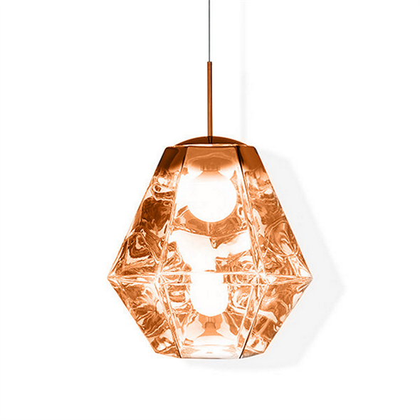 Светильник Cut Tall Pendant Copper - фото 17403