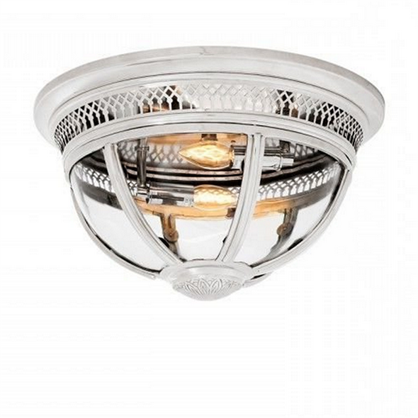 Люстра Lantern Residential Ceiling никель в стиле Eichholtz - фото 22044