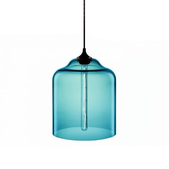 Светильник подвесной Bell Jar Blue - фото 23841