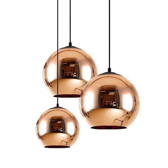 Люстра Copper Shade II D20/30/35 в стиле Tom Dixon - фото 26109