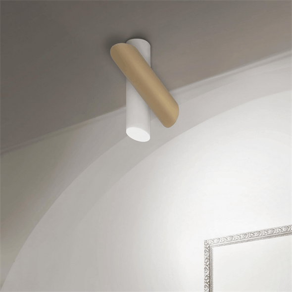 Светильник Tubes Large Ceiling White-Gold - фото 26469