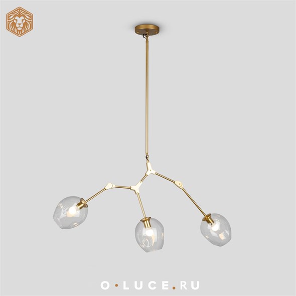 Люстра Branching Bubbles 3 Gold - фото 28433