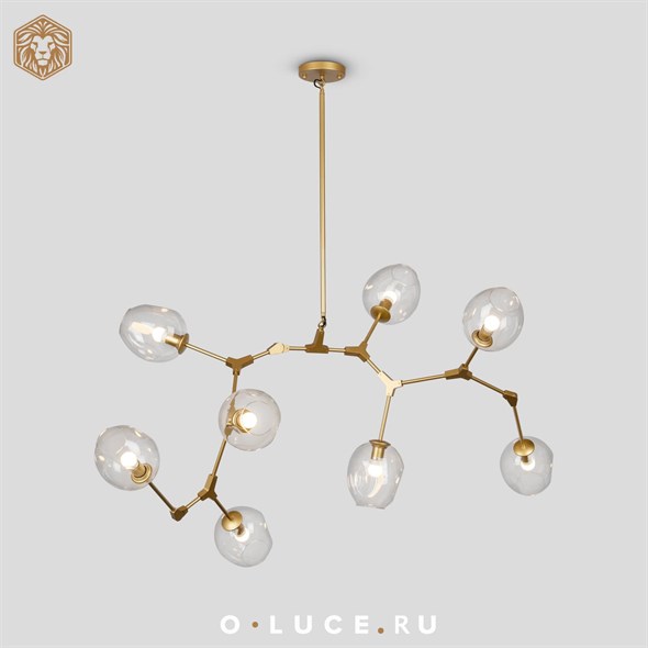 Люстра Branching Bubbles 8 Gold - фото 28658