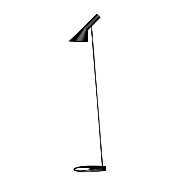 Торшер AJ Floor Lamp  Black в стиле Arne Jacobsen - фото 31931