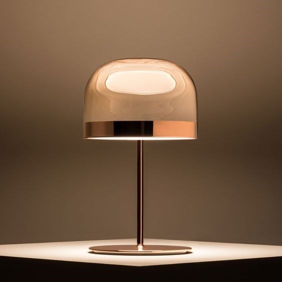 Настольная лампа Equatore L Amber and Copper - фото 32500