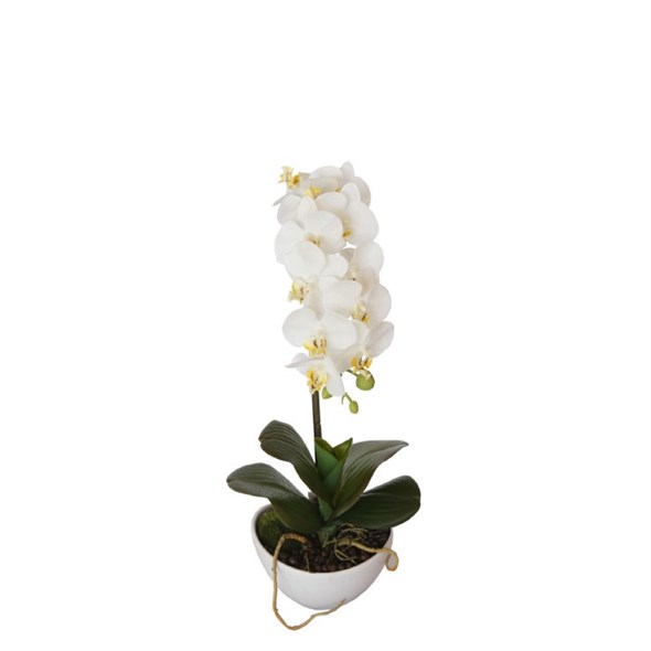 Искусственное растение White Orchid 46 - фото 41341