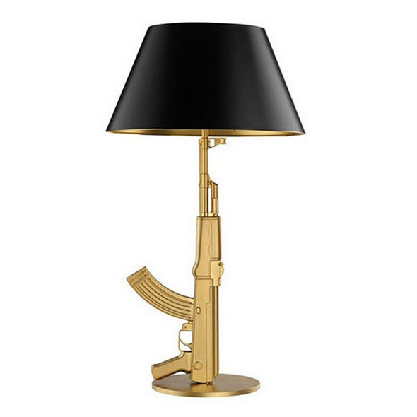 Настольная лампа Guns Table    Золотой - фото 7158
