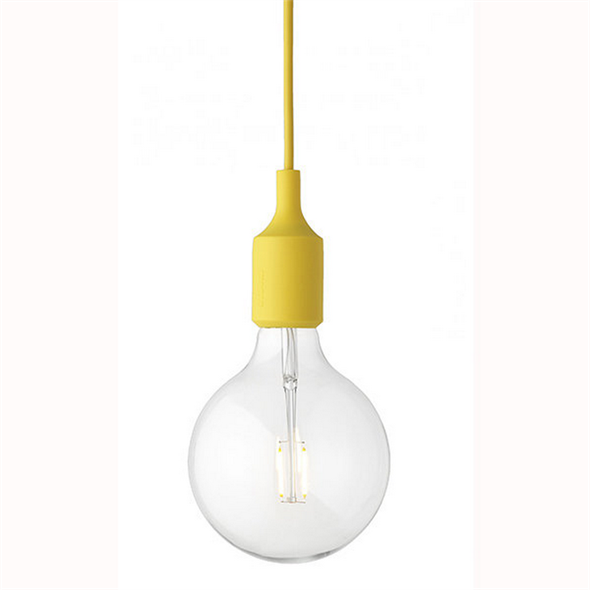 Светильник E27 Color  Желтый в стиле Muuto - фото 8871
