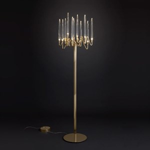 Торшер 12 Floor Lamp Chandelier Gold в стиле Il Pezzo Mancante