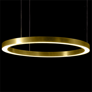 Светильник Light Ring Horizontal D100 Brass в стиле Henge