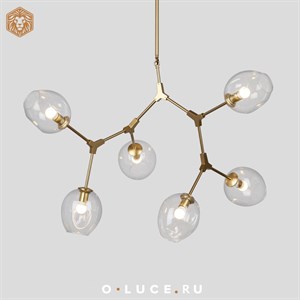 Люстра Branching Bubbles 6 Gold