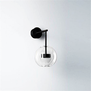 Настенный светильник Bolle Wall 01 Bubble Black  в стиле Giopato&Coombes