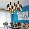 Люстра Ike 19 Lamp Черный + Золотой в стиле Delightful - фото 13076 Люстра Ike 19 Lamp Черный + Золотой в стиле Delightful - фото 13076