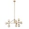 Люстра Modo Chandelier 10 Gold в стиле Roll&Hill - фото 14804 Люстра Modo Chandelier 10 Gold в стиле Roll&Hill - фото 14804