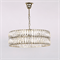 Люстра Los Angeles, Polished champagne gold Clear crystal D63*H20/120 cm - фото 24275