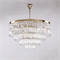 Люстра Los Angeles, Polished champagne gold Clear crystal D80*H48 cm - фото 24305