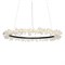 Люстра Halo Crystal Pendant Lamp золото D180 - фото 24345