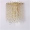 Бра San Antonio, Polished champagne gold Clear crystal L31*H30*Sp15 cm - фото 24352