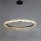 Люстра Halo Crystal Pendant Lamp черный D120 - фото 24687