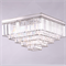 Потолочный светильник Portland, Nickel Clear crystal 60*60*H38 cm - фото 24880
