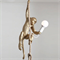 Светильник Monkey Обезьяна с Лампой Gold правая - фото 27131