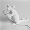 Настольная Лампа Мышь Mouse Lamp #2 H21 см Белая в стиле Seletti - фото 27281