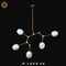 Люстра Branching Bubbles 5 Gold в стиле Lindsey Adelman - фото 28503 Люстра Branching Bubbles 5 Gold в стиле Lindsey Adelman - фото 28503
