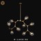 Люстра Branching Bubbles 9 Gold в стиле Lindsey Adelman - фото 28676 Люстра Branching Bubbles 9 Gold в стиле Lindsey Adelman - фото 28676