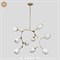 Люстра Branching Bubbles 9 Gold в стиле Lindsey Adelman - фото 28679 Люстра Branching Bubbles 9 Gold в стиле Lindsey Adelman - фото 28679