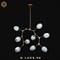 Люстра Branching Bubbles 9 Gold в стиле Lindsey Adelman - фото 28682 Люстра Branching Bubbles 9 Gold в стиле Lindsey Adelman - фото 28682