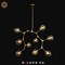 Люстра Branching Bubbles 9 Gold в стиле Lindsey Adelman - фото 28688 Люстра Branching Bubbles 9 Gold в стиле Lindsey Adelman - фото 28688