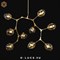 Люстра Branching Bubbles 9 Gold в стиле Lindsey Adelman - фото 28689 Люстра Branching Bubbles 9 Gold в стиле Lindsey Adelman - фото 28689