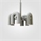 Люстра Cirkus Wall Lamp в стиле AGO серый - фото 41278
