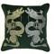 Подушка с вышивкой "2 Dragons" green - фото 43253