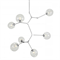 Люстра Branching Bubbles 7 Vertical Nickel - фото 5492