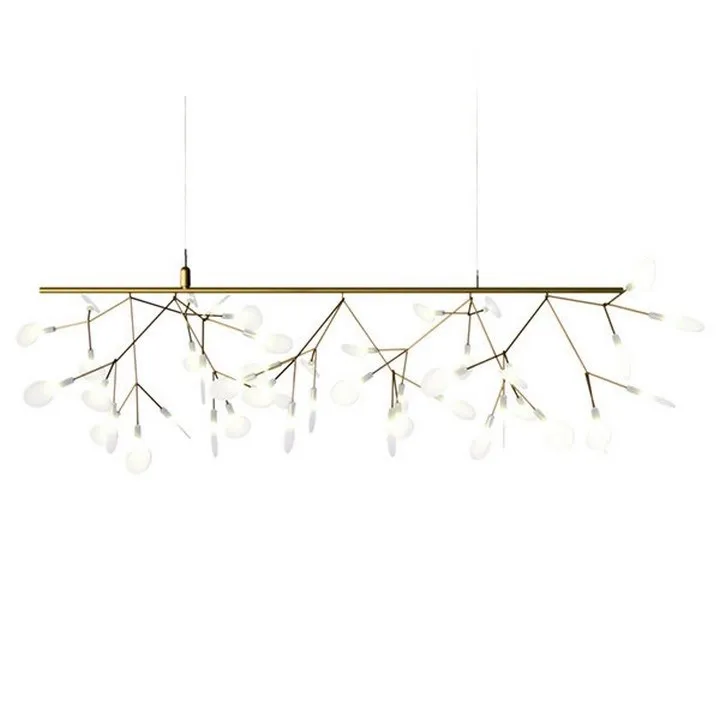 Люстра Heracleum Endless Single Золотой в стиле Moooi