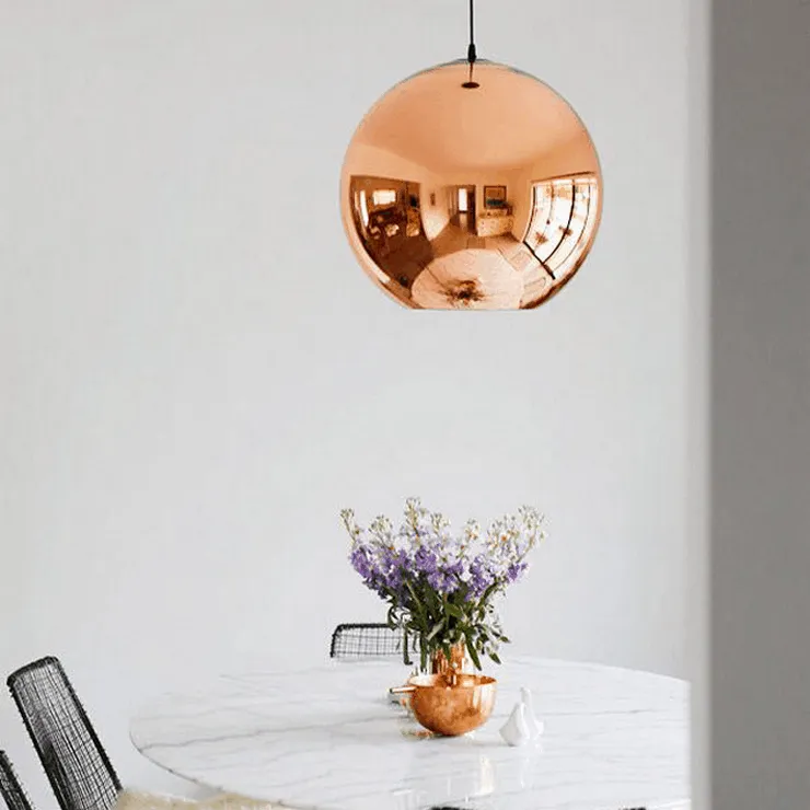 Люстра Copper Shade II D20/30/35 в стиле Tom Dixon
