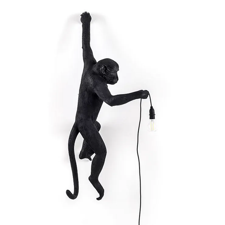 Бра Monkey Wall Lamp Black левая в стиле Seletti