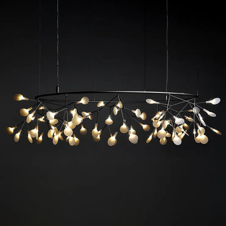 Люстра Heracleum The Big O D160   черный в стиле Moooi