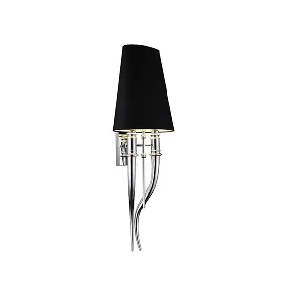Бра Brunilde чёрный хром H70 см в стиле Ipe Cavalli