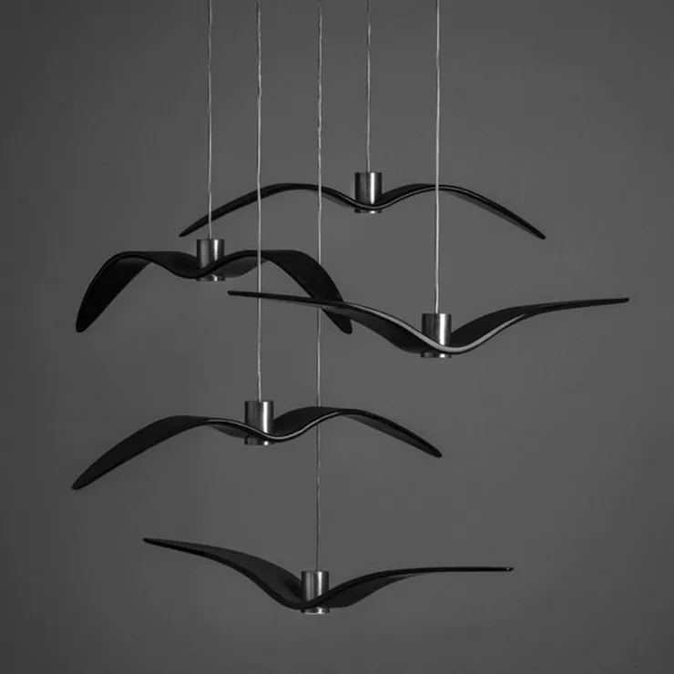 Светильник Night Birds Black L50 в стиле Brokis