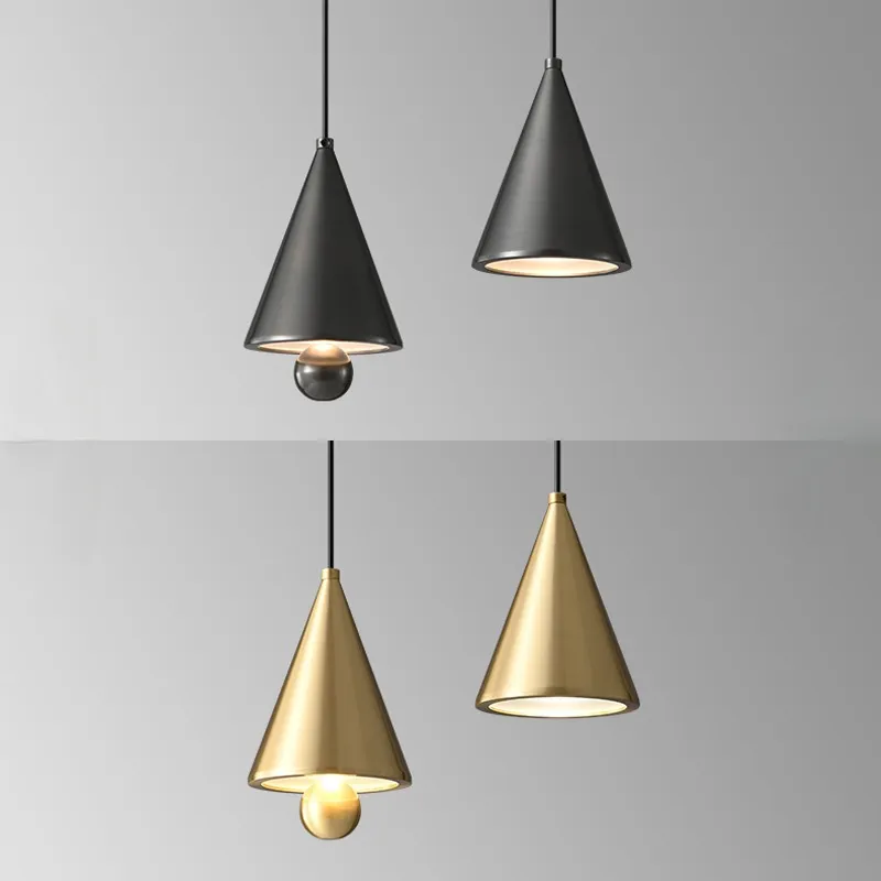 Светильник подвесной PIET CONE C BRASS