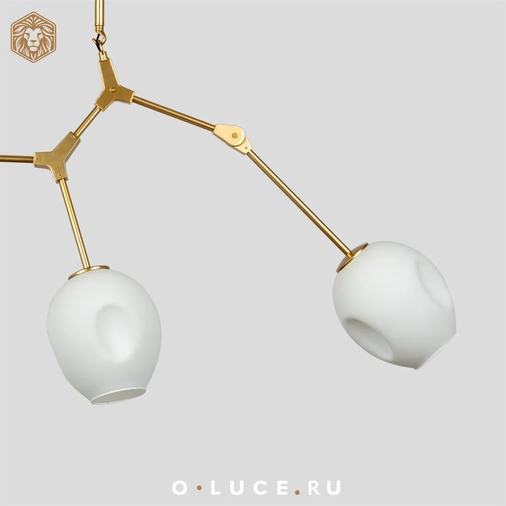 Люстра Branching Bubbles 3 Gold в стиле Lindsey Adelman