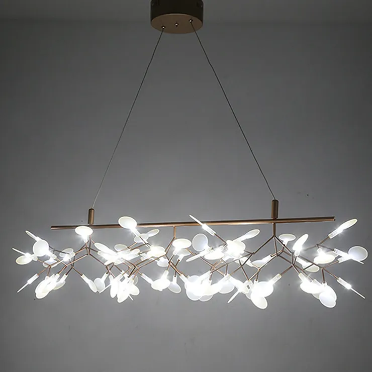 Люстра Heracleum Endless Single  никель в стиле Moooi