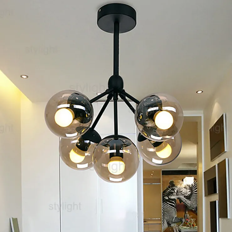 Люстра Modo Chandelier 5 Globes в стиле Roll&Hill