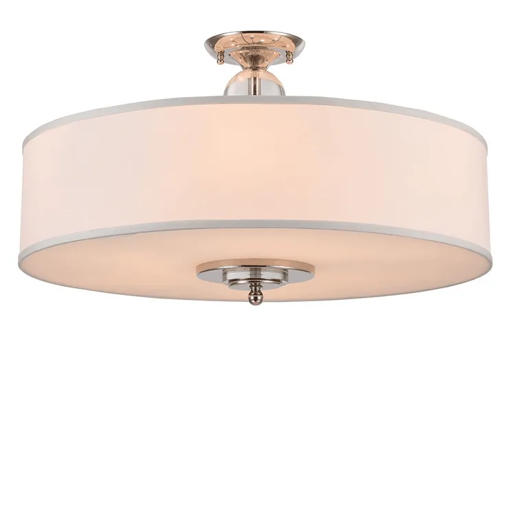 Cветильник Albuquerque, Nickel Shade white D70*H43,5 cm