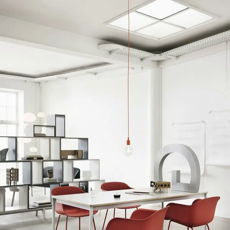 Светильник E27 Color  Оранжевый в стиле Muuto