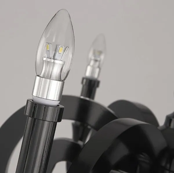 Люстра Paper Chandelier  Диаметр 90 см / Высота 110 см Черный в стиле Moooi
