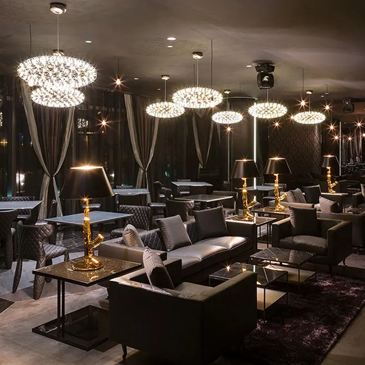 Люстра Raimond Zafu D75 Chrome в стиле Moooi